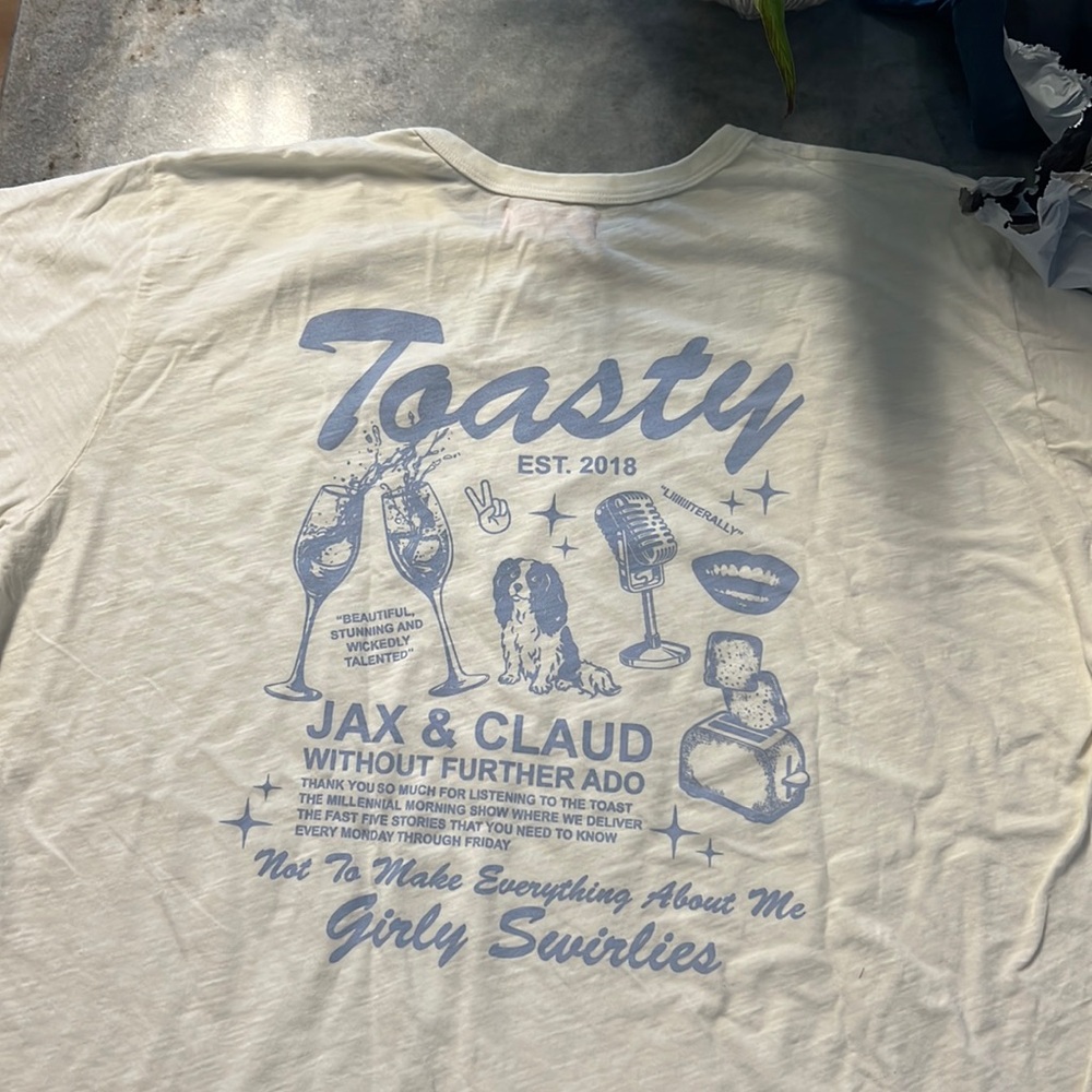 The Toast Merch Tee Shirt OneSize